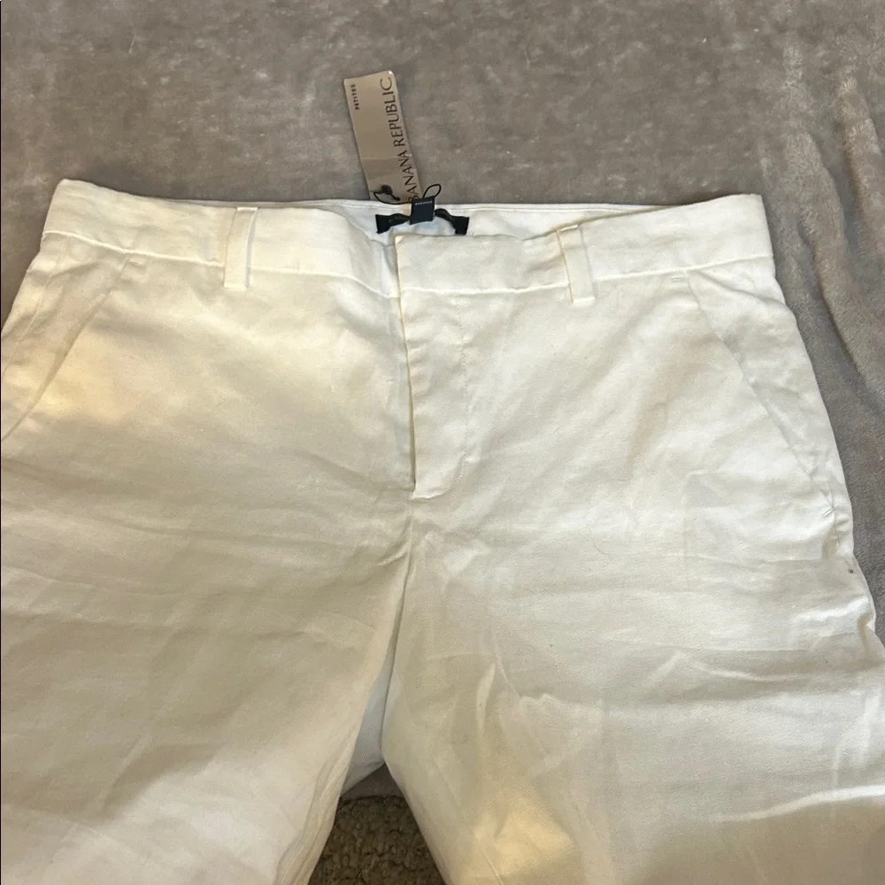 NWT banana republic Avery linen blend pant